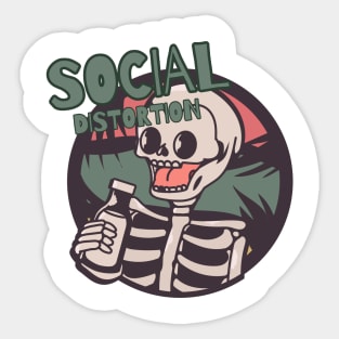 Social distortion | have fun Sticker